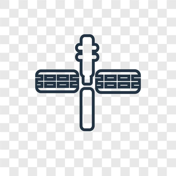 Space Station Icon Trendy Design Style Space Station Icon Isolated — Stock Vector