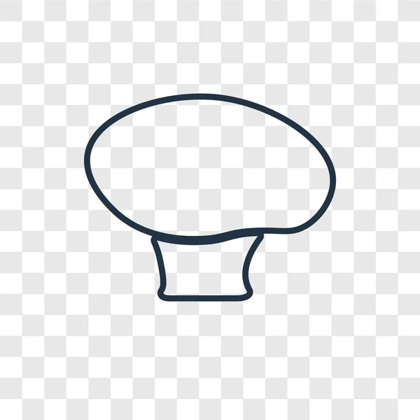 Mushroom Icon Trendy Design Style Mushroom Icon Isolated Transparent Background — Stock Vector