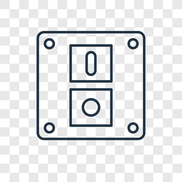 Icono Interruptor Estilo Diseño Moda Icono Interruptor Aislado Sobre Fondo — Archivo Imágenes Vectoriales