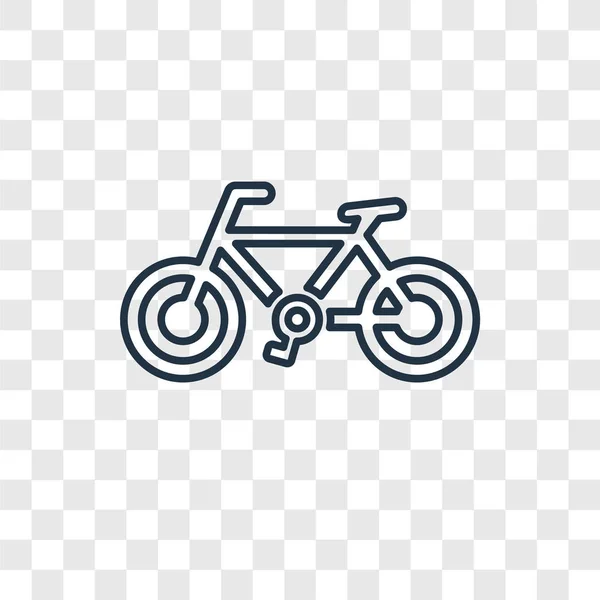 Bicycle Icon Trendy Design Style Bicycle Icon Isolated Transparent Background — Stock Vector