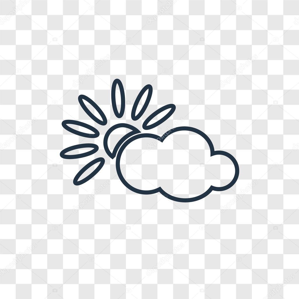 cloud icon in trendy design style. cloud icon isolated on transparent background. cloud vector icon simple and modern flat symbol for web site, mobile, logo, app, UI. cloud icon vector illustration, EPS10.