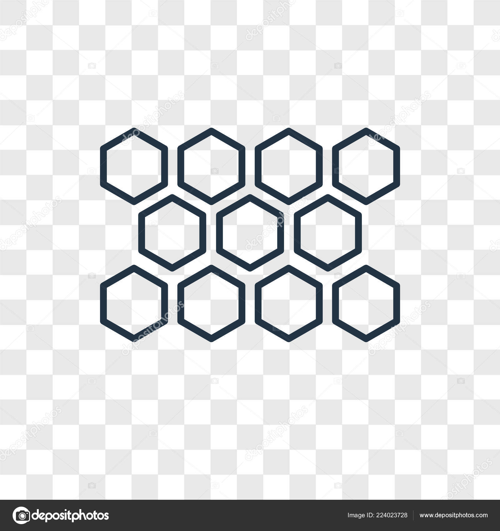 Beehive Svg Honeycomb Icon Trendy Design Style Honeycomb Icon Isolated Transparent Background Stock Vector C Topvectorstock 224023728