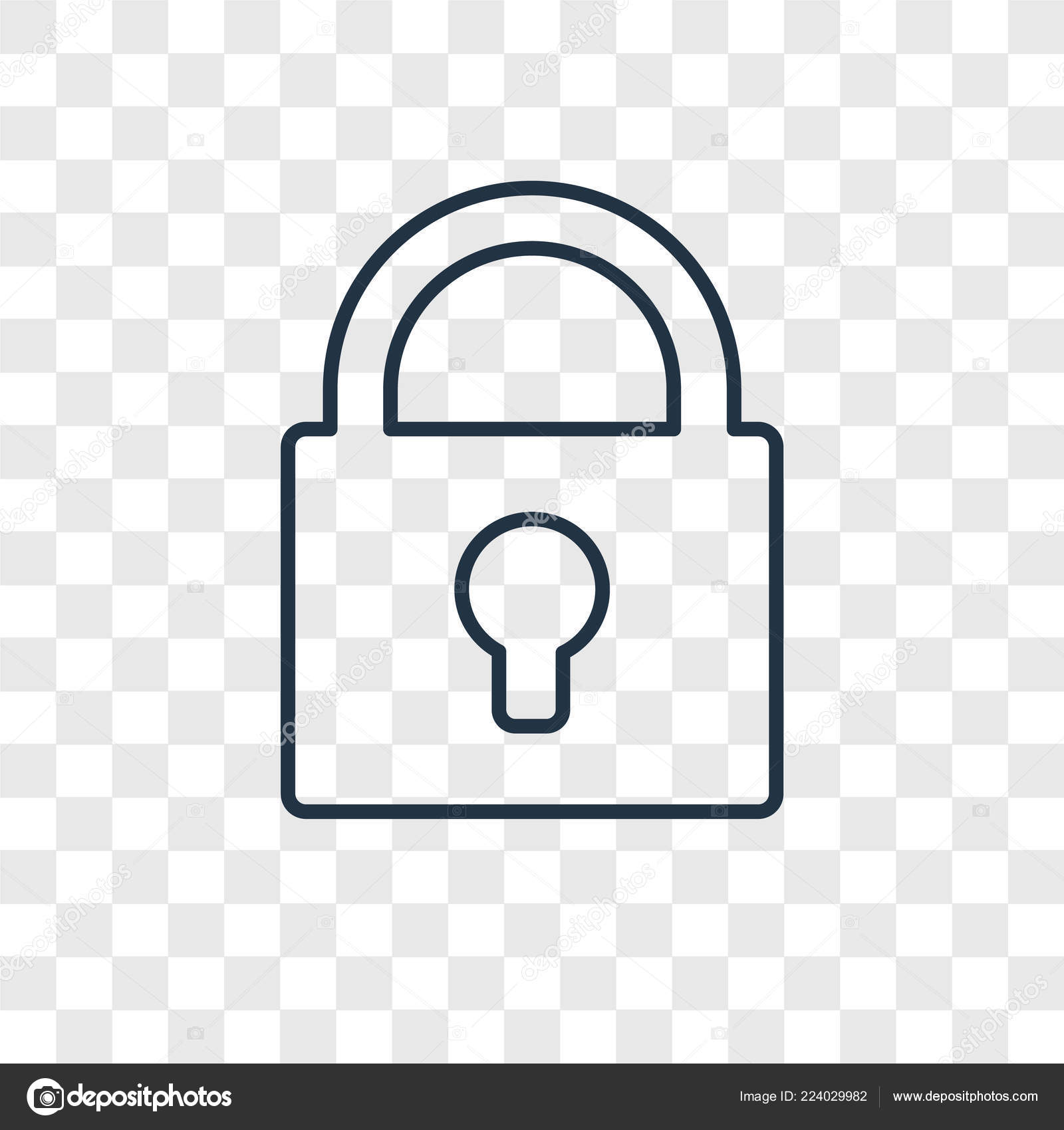 Lock Icon Trendy Design Style Lock Icon Isolated Transparent Background Vector Image By C Topvectorstock Vector Stock