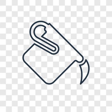 Boya Kovası simgesini modaya uygun bir tasarım tarzı. Boya Kovası simgesini şeffaf arka plan üzerinde izole. Boya Kovası vektör simgesi basit ve modern düz simgesi web sitesi, mobil, logo, app, UI. kova simge vektör çizim, Eps10 boya.