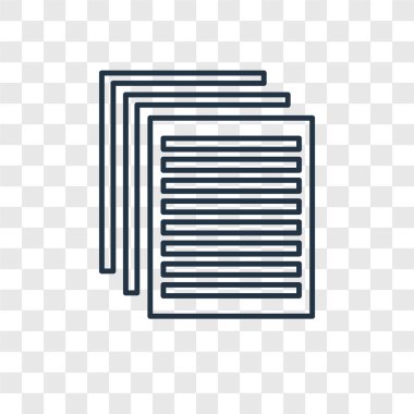 modaya uygun bir tasarım tarzı kağıt simgesi. Kağıt simgesi üzerinde şeffaf arka plan izole. kağıt vektör simgesi basit ve modern düz simgesi web sitesi, mobil, logo, app, UI. Kağıt simge vektör çizim, Eps10.