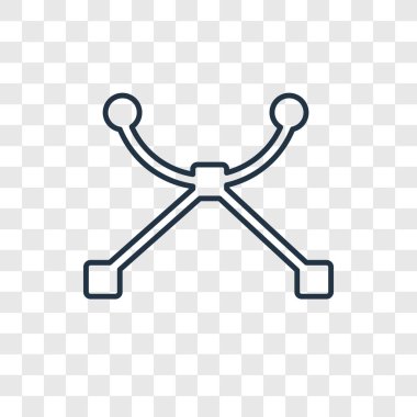 modaya uygun bir tasarım tarzı eğrisi simgesi. saydam arka plan üzerinde izole eğrisi simgesi. eğri vektör simgesi basit ve modern düz simgesi web sitesi, mobil, logo, app, UI. eğri simge vektör çizim, Eps10.