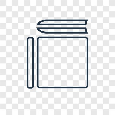 Kitap simgesini modaya uygun bir tasarım tarzı. Kitap simgesini şeffaf arka plan üzerinde izole. kitap vektör simgesi basit ve modern düz simgesi web sitesi, mobil, logo, app, UI. kitap simge vektör Illustration, Eps10.