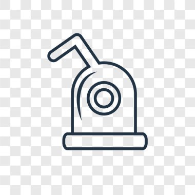 modaya uygun bir tasarım tarzı kalemtıraş simgesi. saydam arka plan üzerinde izole kalemtıraş simgesi. kalemtıraş vektör simgesi basit ve modern düz simgesi web sitesi, mobil, logo, app, UI. kalemtıraş simge vektör çizim, Eps10.