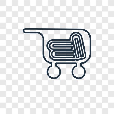 kitap simgesi modaya uygun bir tasarım tarzı ile sepeti. saydam arka plan üzerinde izole kitap simgesi ile sepeti. kitap vektör simgesi basit ve modern düz simgesi olan web sitesi, mobil, logo, UI app, arabası. Kitaplar simge vektör çizim, Eps10 ile sepeti.