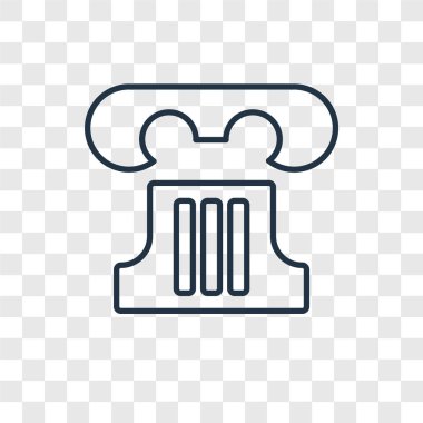 modaya uygun bir tasarım tarzı Yunan ayağı simgesi. Yunan ayağı simgesi üzerinde şeffaf arka plan izole. Yunan ayağı vektör simgesi basit ve modern düz simgesi web sitesi, mobil, logo, app, UI. Yunan ayağı simge vektör çizim, Eps10.