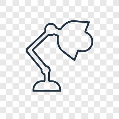 Resepsiyon lambası simgesi modaya uygun bir tasarım tarzı. Resepsiyon lambası simgesi üzerinde şeffaf arka plan izole. Resepsiyon lambası vektör simgesi basit ve modern düz simgesi web sitesi, mobil, logo, app, UI. Resepsiyon lambası simge vektör çizim, Eps10.