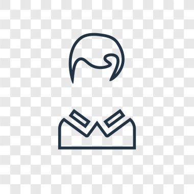 modaya uygun bir tasarım tarzı öğretmen simgesi. öğretmen simgesi üzerinde şeffaf arka plan izole. öğretmen vektör simgesi basit ve modern düz simgesi web sitesi, mobil, logo, app, UI. öğretmen simge vektör çizim, Eps10.