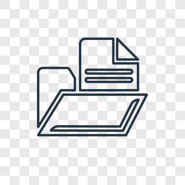 dosya ve klasör simgesini modaya uygun bir tasarım tarzı. dosya ve klasörleri simgesi üzerinde şeffaf arka plan izole. dosya ve klasör simgesi basit vektör ve modern düz UI uygulaması, web sitesi, mobil, logo, sembol.