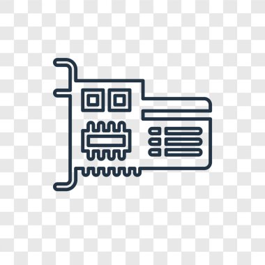 ses kartı simgesi modaya uygun bir tasarım tarzı. ses kartı simgesi üzerinde şeffaf arka plan izole. ses kartı vektör simgesi basit ve modern düz simgesi web sitesi, mobil, logo, app, UI. ses kartı simge vektör çizim, Eps10.