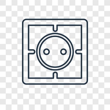 modaya uygun bir tasarım tarzı soket simgesi. soket simgesi üzerinde şeffaf arka plan izole. soket vektör simgesi basit ve modern düz simgesi web sitesi, mobil, logo, app, UI. soket simge vektör çizim, Eps10.