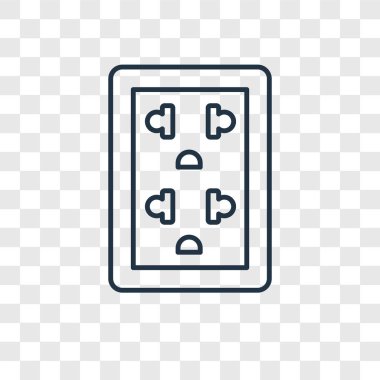 modaya uygun bir tasarım tarzı soket simgesi. soket simgesi üzerinde şeffaf arka plan izole. soket vektör simgesi basit ve modern düz simgesi web sitesi, mobil, logo, app, UI. soket simge vektör çizim, Eps10.