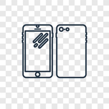 modaya uygun bir tasarım tarzı telefonları simgesi. saydam arka plan üzerinde izole simgesi telefonları. telefonları simgesi basit vektör ve modern düz UI uygulaması, web sitesi, mobil, logo, sembol. telefonları simge vektör çizim, Eps10.