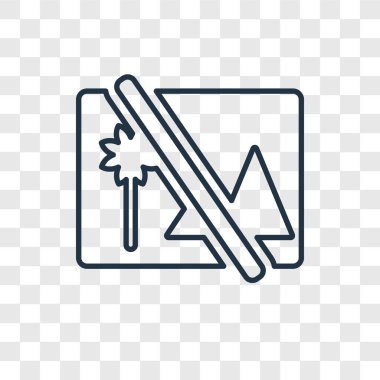 modaya uygun bir tasarım tarzı manzara kutsal kişilerin resmi. saydam arka plan üzerinde izole peyzaj simgesi. manzara vektör simgesi basit ve modern düz simgesi web sitesi, mobil, logo, app, UI. yatay simge vektör çizim, Eps10.