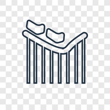 lunapark treni simgesi modaya uygun bir tasarım tarzı. lunapark treni simgesi üzerinde şeffaf arka plan izole. lunapark treni vektör simgesi basit ve modern düz simgesi web sitesi, mobil, logo, app, UI. lunapark treni simge vektör çizim, Eps10.