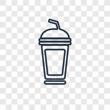 modaya uygun bir tasarım tarzı meşrubat simgesi. saydam arka plan üzerinde izole meşrubat simgesi. Meşrubat vektör simgesi basit ve modern düz simgesi web sitesi, mobil, logo, app, UI. Meşrubat simge vektör çizim, Eps10.