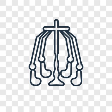 modaya uygun bir tasarım tarzı serbest düşme simgesi. serbest düşme simgesi üzerinde şeffaf arka plan izole. Ücretsiz vektör simge basit ve modern düz UI uygulaması, web sitesi, mobil, logo, sembol. serbest düşme simge vektör çizim, Eps10.