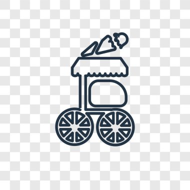 Yemek Sepeti simgesini modaya uygun bir tasarım tarzı. Yemek Sepeti simgesini şeffaf arka plan üzerinde izole. Yemek sepeti vektör simgesi basit ve modern düz simgesi web sitesi, mobil, logo, app, UI. Yemek sepeti simge vektör çizim, Eps10.