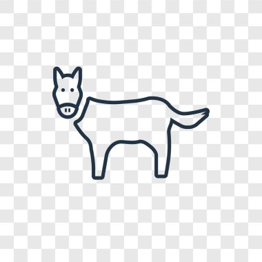 modaya uygun bir tasarım tarzı at simgesi. saydam arka plan üzerinde izole at simgesi. at vektör simgesi basit ve modern düz simgesi web sitesi, mobil, logo, app, UI. ATI simge vektör çizim, Eps10.