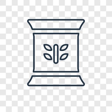 modaya uygun bir tasarım tarzı gübre simgesi. saydam arka plan üzerinde izole gübre simgesi. Gübre vektör simgesi basit ve modern düz simgesi web sitesi, mobil, logo, app, UI. Gübre simge vektör çizim, Eps10.