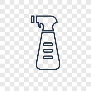modaya uygun bir tasarım tarzı püskürtücü simgesi. saydam arka plan üzerinde izole püskürtücü simgesi. püskürtücü vektör simgesi basit ve modern düz simgesi web sitesi, mobil, logo, app, UI. püskürtücü simge vektör çizim, Eps10.