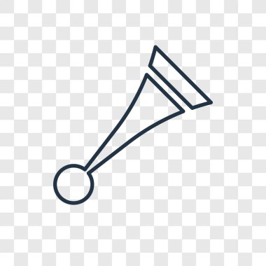 modaya uygun bir tasarım tarzı vuvuzela simgesi. vuvuzela simgesi üzerinde şeffaf arka plan izole. vuvuzela vektör simgesi basit ve modern düz simgesi web sitesi, mobil, logo, app, UI. vuvuzela simge vektör çizim, Eps10.