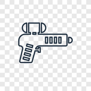 modaya uygun bir tasarım tarzı Paintball simgesi. paintball simgesi üzerinde şeffaf arka plan izole. Paintball vektör simgesi basit ve modern düz simgesi web sitesi, mobil, logo, app, UI. Paintball simge vektör çizim, Eps10.