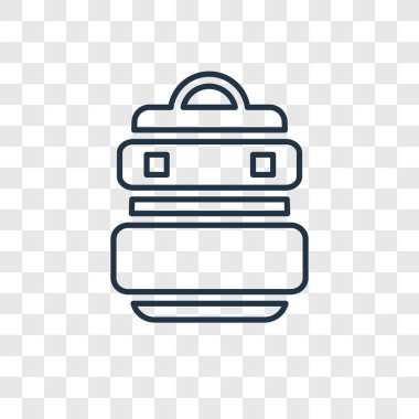 modaya uygun bir tasarım tarzı yürüyüş simgesi. saydam arka plan üzerinde izole simgesi hiking. vektör simgesi basit ve modern düz simgesi web sitesi, mobil, logo, app, hiking UI. simge vektör çizim, Eps10 hiking.