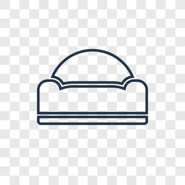 modaya uygun bir tasarım tarzı kanepe simgesi. saydam arka plan üzerinde izole kanepe simgesi. kanepe vektör simgesi basit ve modern düz simgesi web sitesi, mobil, logo, app, UI. kanepe simge vektör çizim, Eps10.