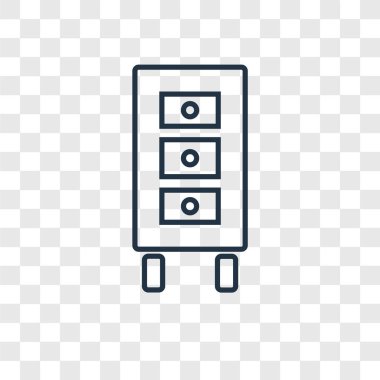 modaya uygun bir tasarım tarzı kabine simgesi. kabine simgesi üzerinde şeffaf arka plan izole. kabine vektör simgesi basit ve modern düz simgesi web sitesi, mobil, logo, app, UI. kabine simge vektör çizim, Eps10.