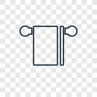 modaya uygun bir tasarım tarzı havlu simgesi. saydam arka plan üzerinde izole havlu simgesi. havlu vektör simgesi basit ve modern düz simgesi web sitesi, mobil, logo, app, UI. havlu simge vektör çizim, Eps10.