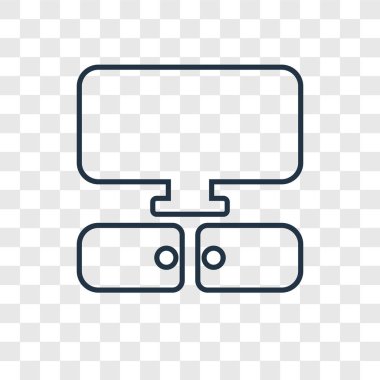 modaya uygun bir tasarım tarzı televizyon simgesi. televizyon simgesi üzerinde şeffaf arka plan izole. televizyon vektör simgesi basit ve modern düz simgesi web sitesi, mobil, logo, app, UI. televizyon simge vektör çizim, Eps10.