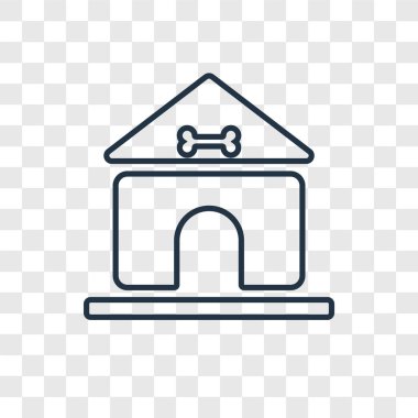 modaya uygun bir tasarım tarzı köpek simgesi. saydam arka plan üzerinde izole köpek simgesi. köpek vektör simgesi basit ve modern düz simgesi web sitesi, mobil, logo, app, UI. köpek simge vektör çizim, Eps10.