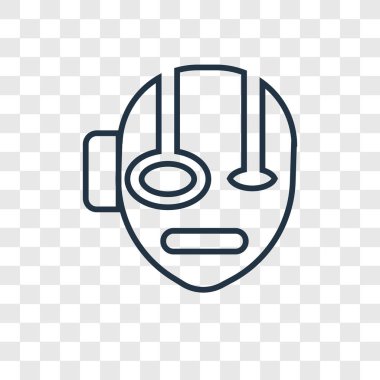 modaya uygun bir tasarım tarzı VR gözlük simgesi. vr gözlük simgesi üzerinde şeffaf arka plan izole. VR gözlük vektör simgesi basit ve modern düz simgesi web sitesi, mobil, logo, app, UI. VR gözlük simge vektör çizim, Eps10.