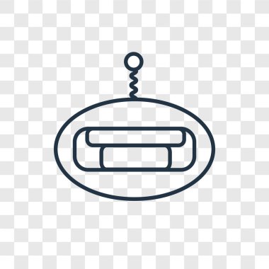 modaya uygun bir tasarım tarzı robot simgesi. robot simgesi üzerinde şeffaf arka plan izole. Robot vektör simgesi basit ve modern düz simgesi web sitesi, mobil, logo, app, UI. Robot simge vektör çizim, Eps10.