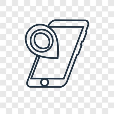 modaya uygun bir tasarım tarzı Smartphone simgesi. saydam arka plan üzerinde izole smartphone simgesi. akıllı telefon vektör simgesi basit ve modern düz simgesi web sitesi, mobil, logo, app, UI. Smartphone simge vektör çizim, Eps10.