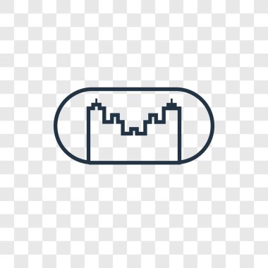 modaya uygun bir tasarım tarzı Cityscape simgesi. cityscape simgesi üzerinde şeffaf arka plan izole. Cityscape vektör simgesi basit ve modern düz simgesi web sitesi, mobil, logo, app, UI. Cityscape simge vektör çizim, Eps10.