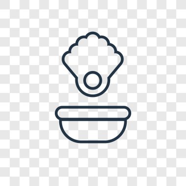 modaya uygun bir tasarım tarzı istiridye simgesi. İstiridye simgesi üzerinde şeffaf arka plan izole. İstiridye vektör simgesi basit ve modern düz simgesi web sitesi, mobil, logo, app, UI. İstiridye simge vektör çizim, Eps10.