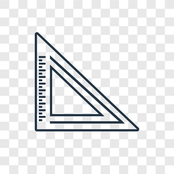 Icône Règle Triangle Dans Style Design Mode Icône Règle Triangle — Image vectorielle