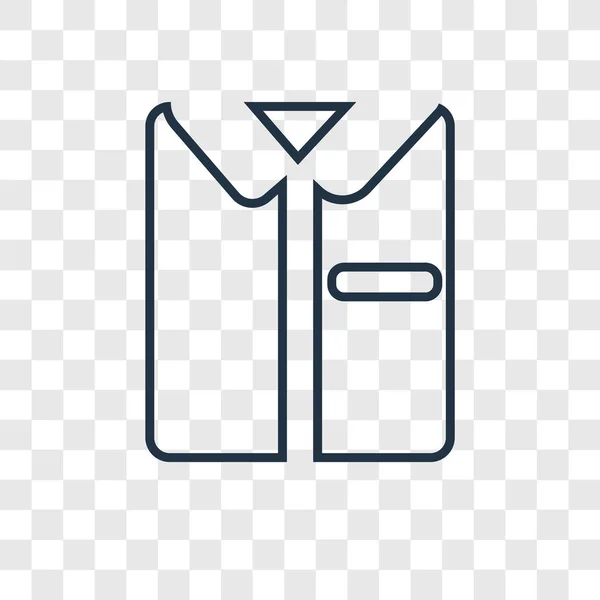 Uniform Pictogram Trendy Stijl Uniform Pictogram Geïsoleerd Transparante Achtergrond Uniforme — Stockvector