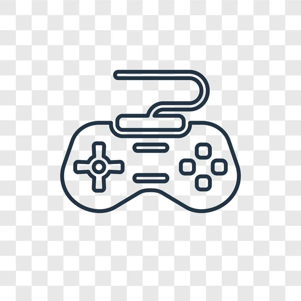 Game Controller Symbol Trendigen Design Stil Spiel Controller Symbol Isoliert — Stockvektor