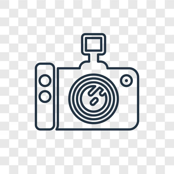 Значок Фотоапарата Стилі Модного Дизайну Значок Фотоапарата Ізольовано Прозорому Фоні — стоковий вектор