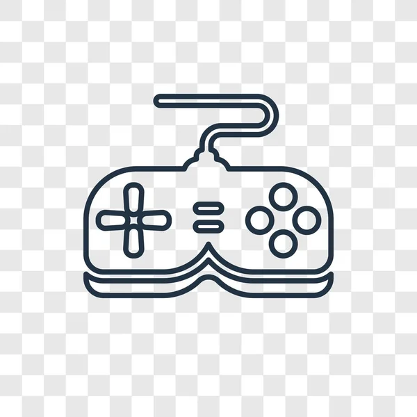 Game Controller Symbol Trendigen Design Stil Spiel Controller Symbol Isoliert — Stockvektor