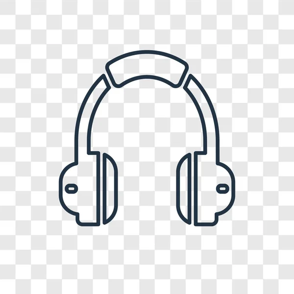 Icono Auriculares Estilo Diseño Moda Icono Auriculares Aislados Sobre Fondo — Vector de stock