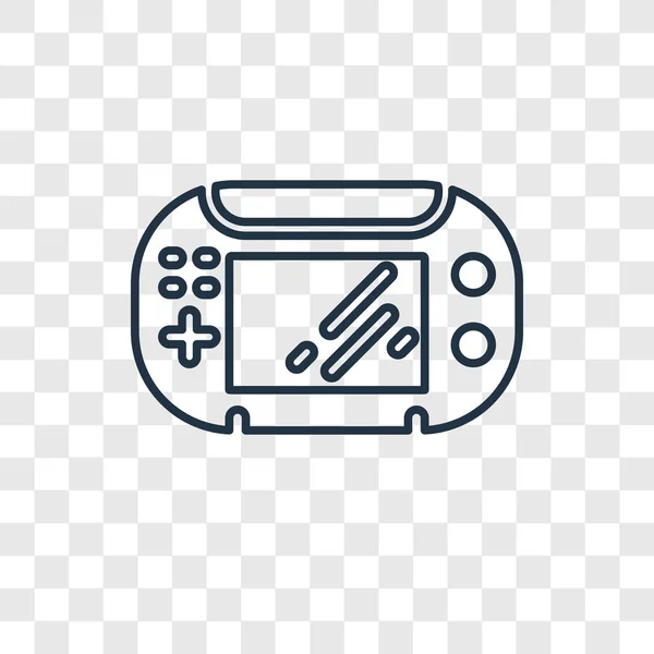 Icono Consola Juegos Estilo Diseño Moda Icono Consola Juegos Aislado — Vector de stock