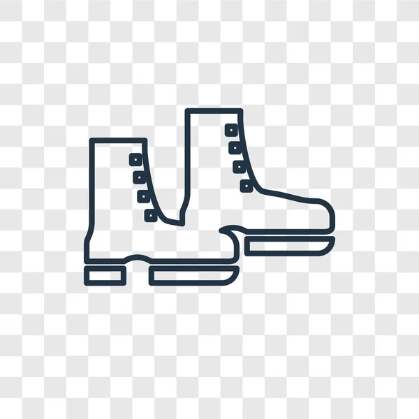 Иконка Обуви Ботинка Модном Стиле Дизайна Иконка Обуви Ботинка Изолирована — стоковый вектор